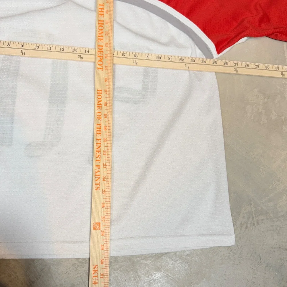 Nike Team Canada Hockey Jersey Mens Large White Red Embroidered Vintage L